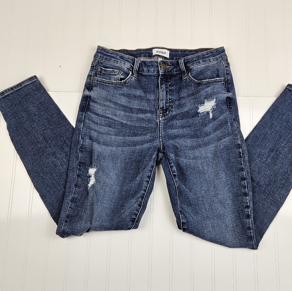 Pistola Revolve distressed skinny jeans